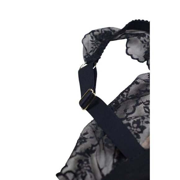 Adore Me Sheer Bra Womens Size 42H Black Unlined Lingerie - Picture 4 of 8